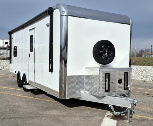 New 24’ Front Office Dispatch Command Trailer w/ Bathroom, Generator