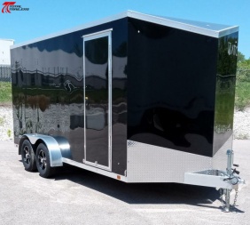 New ATC STo 400 Aluminum 7x16 Enclosed Cargo Trailer, Screwless, Torsion Axles