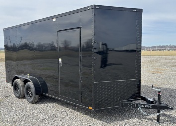 New 2025 7x16 V-Nose Cargo Trailer 84  tall Cargo / Enclosed Trailer