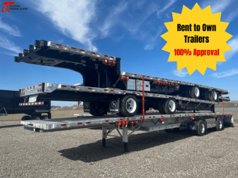 New $1200/MONTH Great Dane 53' Drop Deck Semi Trailer for Sale or Rent