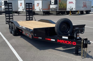 New MAXX- D H8x 102 x 22' Buggy Hauler / Equipment Trailer 17500 (GVWR)-Drive Over Fenders, Spare