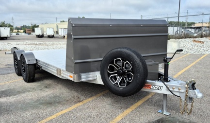 New TIMPTE EZ1020 All Aluminum Deck Lowering 10,000lb (GVWR) Car Hauler