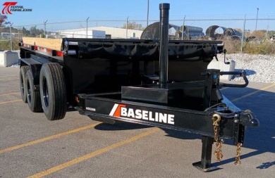 New Diamond C Baseline 82  x 14' 16,000LB Telescopic Dump Trailer