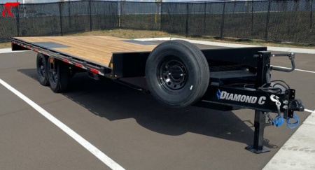 New Diamond C DEC 207 - 20' Deck Over Equipment Trailer 14,900LB, Spare, 14 Ply Tires