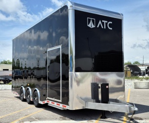 New ATC ROM 800 8.5x26 Aluminum Stacker Trailer