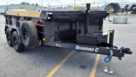 New Diamond C Trailers MDT-206-6.5'x 12' 9890lb (GVWR) Dump Trailer